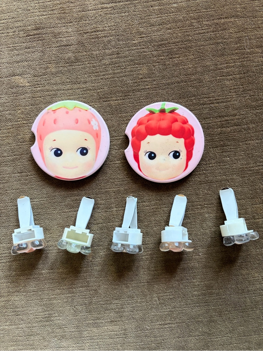 Sonny Angel ceramic car coasters and flower vent clips